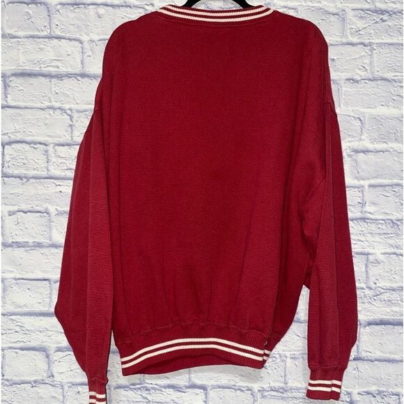 Vintage Oklahoma Sooners 1890 Red Oak Red Crewneck Sweater Mens Size XLarge - Picture 2 of 15